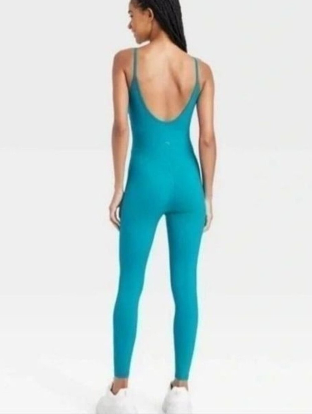 JoyLab Royal Blue Spaghetti Strap Jumpsuit Size Large - Picture 2 of 5